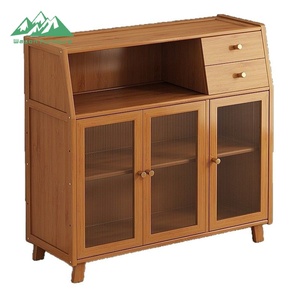 Wayon Modern Minimalist <strong>Sideboard</strong> Buffet Cabinet with Fluted Glass Doors for Dining Room <strong>Kitchen</strong> - Product Image 5