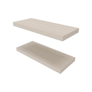 White Oak Floating Shelf <b>Wall</b> Mount Minimalist Design Living Room Decor - Product Image 3