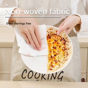 Custom Printed Disposable Nonwoven Cleaning <strong>Cloth</strong> Roll Thickened Kitchen Towel Roll Household <strong>Absorbent</strong> Tear Away <strong>Cloth</strong> Roll - Product Image 3