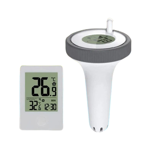 Thermomètre numérique flottant pour piscine, en plastique blanc, facile à installer, pour usage extérieur, salles de bain, aquariums, éviers, marque LM - Product Image 2