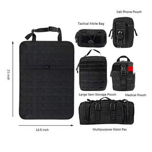 Miglior tipo di universale tattico sedile posteriore della borsa di stoccaggio con 5 sacca <span class=keywords><strong>Molle</strong></span> staccabile sedile Organizer - Product Image 3