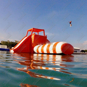 Globo de catapulta de agua inflable de gota de salto de alta calidad Zhenmei para almohada de salto de parque acuático - Product Image 3