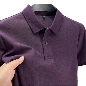 Polo homme 100 % polyester 180g, style gothique luxueux, manches courtes, vintage, uni, sur mesure, vente en gros OEM/ODM - Product Image 2