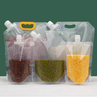 Sac d'Eau Pliable Portable Sans BPA 500 ml 1 L 3 L 1 Gallon 5 L 10 Litres pour Camping Extérieur, Conteneur d'Eau en Plastique avec Bec Verseur