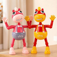 AJB Nouveau Jouet Robot en Plastique à Remonter, Design Animal, Amusant, Mini, Dansant et Balançant