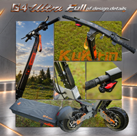 Trottinette électrique KuKirin G4 Ultra 11 pouces, stock local Italie, 60V 20Ah, double moteur, autonomie 80KM, pour trajets urbains