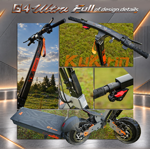 สกู๊ตเตอร์ไฟฟ้า KuKirin G4 Ultra ขนาด 11 นิ้ว ชาร์จเร็ว 60V 20Ah มอเตอร์คู่ ระยะทาง 80 กม. ระบบกันสะเทือนเต็มรูปแบบ พร้อมส่งจาก EU - Product Image 6