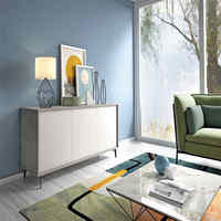 Buffet en bois moderne pour salon, meuble de rangement pour appartement - Terraneo
