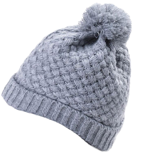 Gorro de Punto Personalizado de Fábrica para Mujer, Diseño de Letras/Caracteres, Estilo Invernal, Grueso - Product Image 2