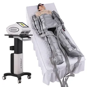 3 Trong 1 Hồng Ngoại Xa Presoterapia Phù Hợp Với EMS Áp Suất Không Khí Bạch Huyết Thoát Nước Vẻ Đẹp Cụ