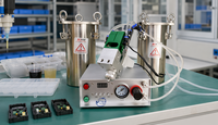 Machine de distribution pneumatique de colle AB et de résine époxy 110V, distributeur à deux composants avec réservoir sous pression pour le moulage