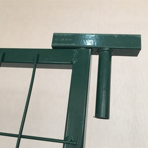 Bán Nóng Tùy Chỉnh Màu <span class=keywords><strong>PVC</strong></span> Tráng Bột Tráng Canada Hàng Rào Tạm Thời - Product Image 2