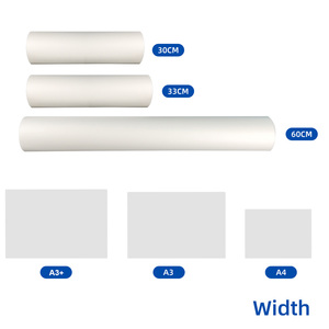 <span class=keywords><strong>Film</strong></span> de transfert DTF PET Tunsing à pelage instantané, simple ou double face, mat, pour impression par transfert thermique, disponible en plusieurs tailles - Product Image 3