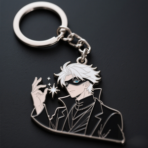 Porte-clés de personnage d'anime en métal personnalisé pour l'affichage des collectionneurs - Product Image 1