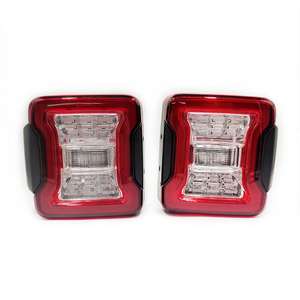 Voiture <span class=keywords><strong>LED</strong></span> DRL de Lumière de Queue De Frein N ° Clignotants Arrière bloc de Feux Arrière Lampe Pour <span class=keywords><strong>Jeep</strong></span> <span class=keywords><strong>Wrangler</strong></span> <span class=keywords><strong>JK</strong></span> 2007 2008 2009-2017 - Product Image 1