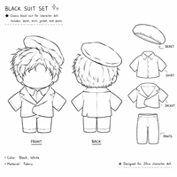 Vêtements de poupée personnalisés en gros OEM/ODM pour tenues de poupées BJD en coton