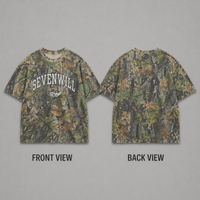 Nouveautés estivales, t-shirt personnalisé pour homme, imprimé camouflage sur toute la surface, impression à l'écran, t-shirt à épaules tombantes de haute qualité