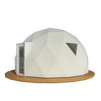 Dôme géodésique de luxe 2026 pour hôtel extérieur quatre saisons, tente de glamping avec tissu PVC, hébergement en dôme de resort