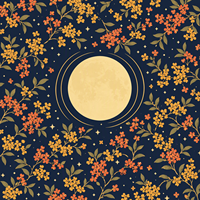 Tapis de mahjong Osmanthus Moon sans règles, 31,5x31,5 pouces, nappe de jeu, nappe pour table carrée, tapis de mahjong, tapis de poker