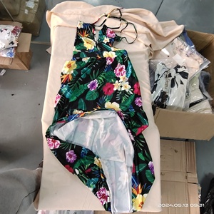 S-2XL Summer Long Dress Bohemia Floral Casual Dresses Sexy Backless Halter Strapless Beach Sundress Vacation <strong>Clothes</strong> for Women - Product Image 5