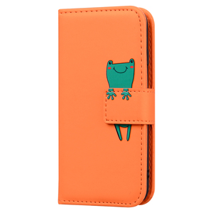 เคสโทรศัพท์หนังลายการ์ตูนกบสุดน่ารัก, ช่องใส่บัตรและฝาปิดแบบมีขาตั้ง, กระเป๋าใส่โทรศัพท์กันกระแทกสำหรับเคส<span class=keywords><strong>ไอ</strong></span><span class=keywords><strong>โฟน</strong></span> <span class=keywords><strong>8</strong></span> - Product Image 2
