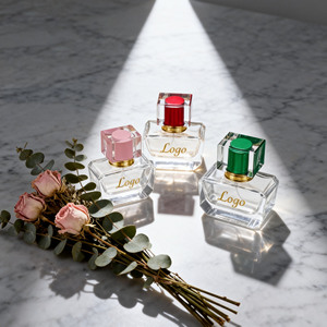Oem 30ml thủy tinh sang trọng rỗng vuông hương thơm phun chai hình dạng bơm lại rỗng chai nước hoa với màu khác nhau khoảng cách - Product Image 1