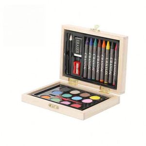 Coffret Cadeau d'Art pour Enfants en Gros : Meilleur Cadeau Personnalisable avec Logo, Matériaux Écologiques, Peintures, Gâteaux de Couleurs, Crayons, Pinceaux pour Étudiants - Product Image 3