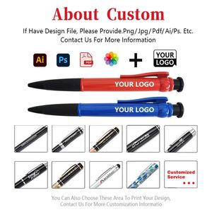 Wholesale Huge Big Advertising Ballpoint Custom Logo Printed Plastic Ball Pen for <b>Gifts</b> - Product Image 2