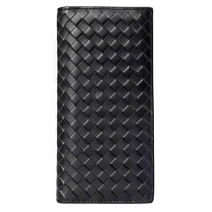 Laualsten Men's Woven Genuine Leather <b>Wallet</b> Top Grain Cowhide Card <b>Holder</b> Everyday Use - Product Image 3
