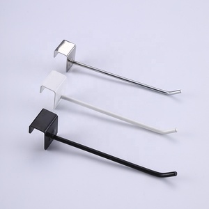 Ganchos de alambre individuales Estante de exhibición de hierro Estante de tubo cuadrado de metal para tienda minorista Supermercado Fácil para colgar Exhibición de artículos - Product Image 3