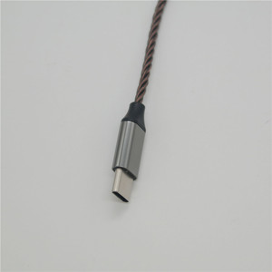 Usb Type C Twisted <b>Headphone</b> Cable With Mic Mmcx For Shure Se846 W40 W50 120m Nylon Tpe - Product Image 4