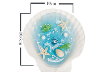 Bougie transparente parfumée en forme d'étoile de mer et de vent de mer pour décoration de maison
