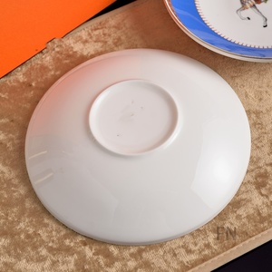 Assiettes de créateur, ensembles de 2 pièces, vaisselle en porcelaine fine, assiette creuse de 8 pouces, motif forêt tropicale Steed - Product Image 3