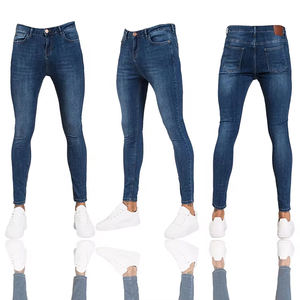 جينز رجالي ضيق بقصة ضيقة بنطال جينز ممزق للبيع بالجملة طلبات كبيرة قابلة للتخصيص جينز رجالي عالي الجودة - Product Image 6