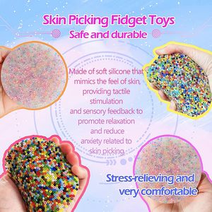 Nuovo esigente Pad Skin picchetting Fidget Toys picchetty Pad Fidget riutilizzabile Stress sensoriale ansia sollievo Fidget giocattoli per adulti adolescenti - Product Image 3