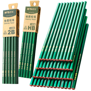 Custom logo Hexagon Wooden Hb Standard Pencil with Eraser for School Promotion