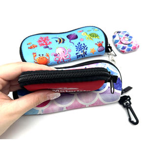 Bolsa de <span class=keywords><strong>gafas</strong></span> de natación personalizada bolsa de neopreno con logotipo Transferencia de Calor serigrafía flotador bolsa de neopreno - Product Image 4