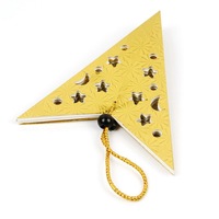 Lanterne de Noël en papier pentagramme suspendue de 120 cm (47 pouces) avec découpe au laser, lanterne en papier étoile pour décoration de fête