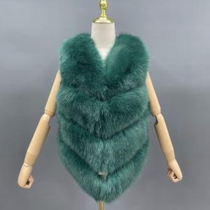 Fournisseur d'usine Janefur <span class=keywords><strong>Gilet</strong></span> en <span class=keywords><strong>fourrure</strong></span> artificielle Fashion Elegant Warm Women Slim Fake Fur <span class=keywords><strong>Gilet</strong></span> - Product Image 4