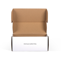 Boîtes d'expédition rigides en carton ondulé personnalisées avec doublure, emballage écologique et recyclable pour vêtements, chaussures, cadeaux de luxe pour les marques
