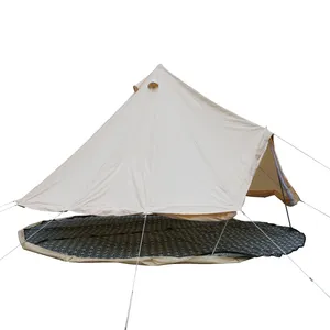 自定义标志3m 4m，5m，6m 7m帆布帐篷厂家Bell Tent与顶盖
