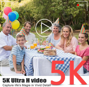 Cámara de Vlogging 75MP 5K en Oferta, AF 18X, WiFi, APP, Pantalla HD de 3.0'', Función de Cámara Web, Personalizable OEM, DC1808, 18X Digital, 1)5K Ul - Product Image 2