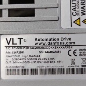 Variateurs de fréquence 15KW de la série FC-360, 100% neufs et originaux Danfoss FC-360H15KT4E20H2BXCDXXSXXXXAXBX 134F2981 - Product Image 5