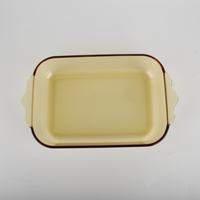 Ensemble d'assiettes en verre borosilicaté de couleur avec pot à soupe et bol Assiette de chargeur de fête de mariage Ensemble d'assiettes de chargeur de dîner en verre