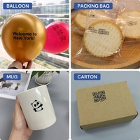 Impresora de Inyección de Tinta Portátil EVEBOT PRINT IND 2025, Mini Impresora de Mano para Imprimir Fechas, Códigos de Lote en Botellas, Bolsas y Etiquetas