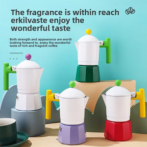 <span class=keywords><strong>Cafetera</strong></span> Moka Clásica Vintage de 150 ml, <span class=keywords><strong>Cafetera</strong></span> Espresso de Alta Calidad de Aleación de Aluminio para Estufa, Estilo Italiano - Product Image 4