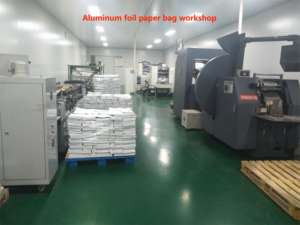 Sac en papier d'aluminium en gros, sacs en papier d'aluminium résistant à la graisse de l'eau frites chips de poulet BBQ - Product Image 6