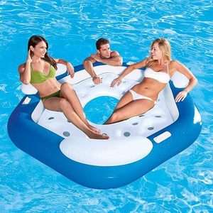 Île flottante gonflable personnalisée pour <span class=keywords><strong>piscine</strong></span>, bar flottant gonflable, <span class=keywords><strong>piscine</strong></span> hors sol, île flottante en forme <span class=keywords><strong>de</strong></span> paon, salon flottant - Product Image 2