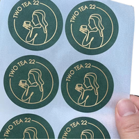 Logo 3D en relief personnalisé bouteille étanche à l'huile rouleau bocaux alimentaires boîtes bâton vinyle plastique impression étiquette d'emballage étiquettes autocollant