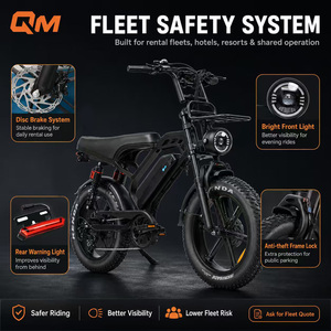 Bicicleta eléctrica QMWHEEL V20 Limited 48V, bicicleta eléctrica urbana con freno hidráulico, batería de litio, bicicleta eléctrica todoterreno en stock. - Product Image 1